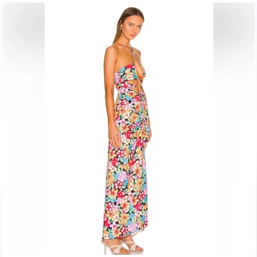 For love and Lemons | Revolve Floral Mallory Cut out Maxi Dress